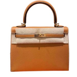 Hermès Kelly Sellier 25 Toffee 1H Epsom 2023 B