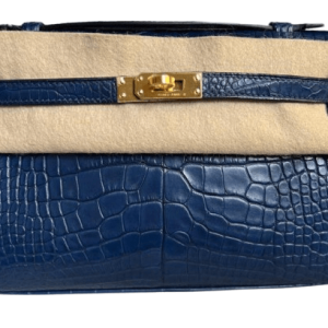 Hermès Kelly Pochette Blue de Malte 7L Alligator Matt 2024 W