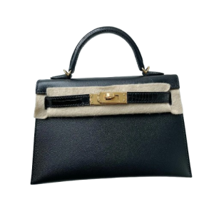 Hermès Kelly Sellier & Touch 20 Black 89 Epsom, Alligator Shiny 2024 B