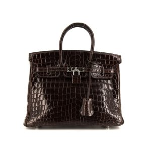 Hermès Birkin  30 Ebene  46 Niloticus Crocodile Matt 2007 K