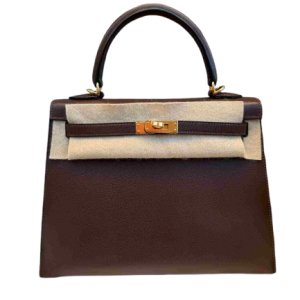 Hermès Kelly Sellier 25 Moka 44 Epsom 2024 W