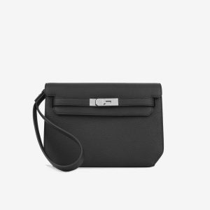 Hermès Kelly Depeche Black 89 Togo 2024 W