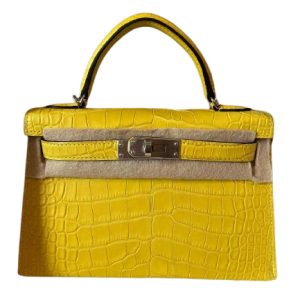 Hermès Kelly Sellier 20 Mimosa M9 Alligator Matt 2024 B