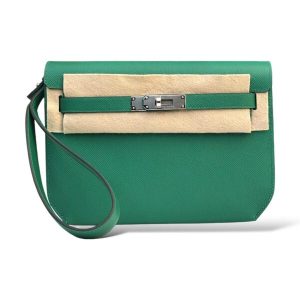 Hermès Kelly Sellier & Depeche Vert Vertigo U4 Epsom 2024 W