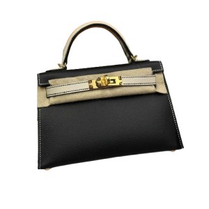 Hermès Kelly Sellier 20 Black 89, Craie  10 Epsom 2024 B