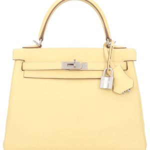 Hermès Kelly  25 Jaune Poussin 1Z Swift 2014 R