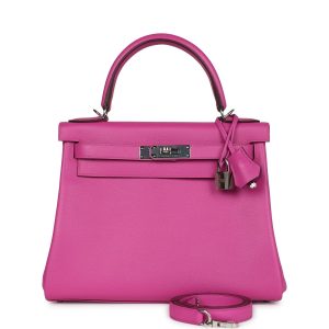 Hermès Kelly  28 Magnolia 9I Evercolor 2019 D