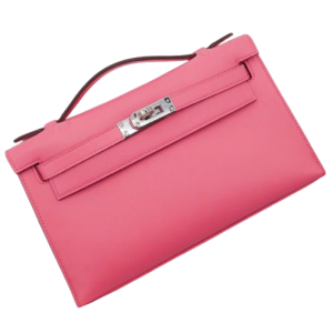 Hermès Kelly Pochette Rose Azalee 8W Swift 2018 C
