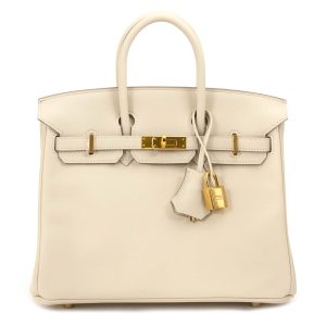 Hermès Birkin  25 Craie  10 Swift 2017 A
