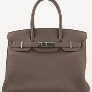 Hermès Birkin  30 Gris Etain 8F Togo 2015 T