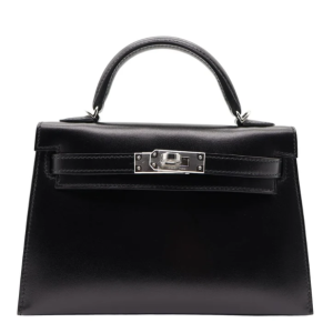 Hermès Kelly Sellier 20 Black 89 Box 2024 W