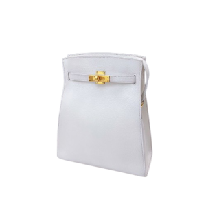 Hermès Kelly Sport 20 White 01 Chevre Myzore 2014 R