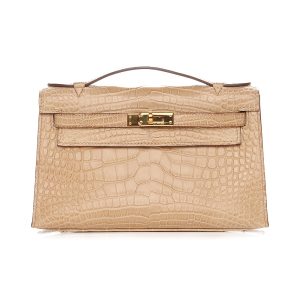 Hermès Kelly Pochette Chai 0M Alligator Matt 2022 U
