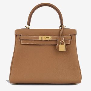 Hermès Kelly  25 Gold 37 Togo 2024 W
