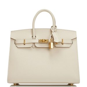 Hermès Birkin Sellier 25 Craie  10 Epsom 2024 W