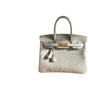 Hermès Birkin  30 Gris Taupe 16 Alligator Shiny 2015 T