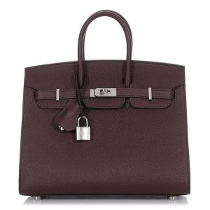 Hermès Birkin Sellier 25 Rouge Sellier 0G Epsom 2021 Z