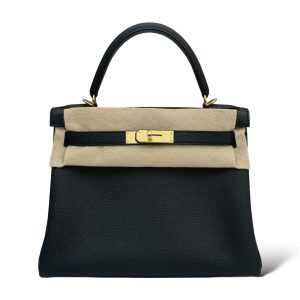 Hermès Kelly  28 Black 89 Togo 2024 W