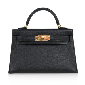 Hermès Kelly Sellier 20 Black 89 Epsom 2024 B