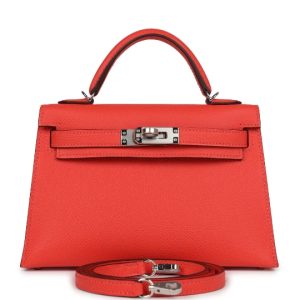Hermès Kelly Sellier 20 Orange Field Epsom 2024 W