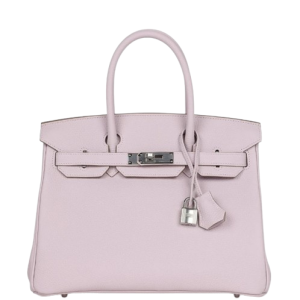 Hermès Birkin  30 Mauve Pale 09 Clemence 2023 B