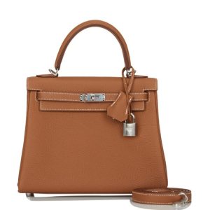 Hermès Kelly  25 Gold 37 Togo 2024 W