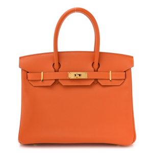 Hermès Birkin  30 Orange H 93 Epsom 2023 B