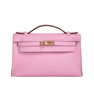 Hermès Kelly Pochette Mauve Sylvestre X9 Swift 2021 Z