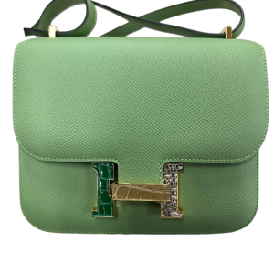Hermès Constance  18 Vert Criquet 3I Epsom 2023 B