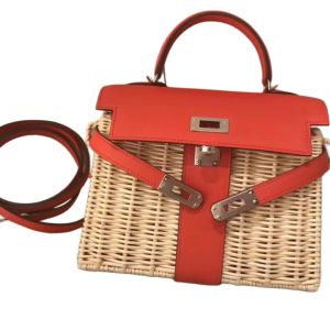 Hermès Kelly Picnic 20 Rouge Coeur S3 Swift 2024 W