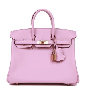 Hermès Birkin  25 Mauve Sylvestre X9 Swift 2023 B