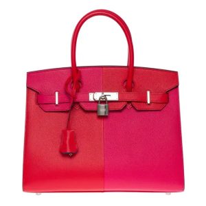 Hermès Birkin Casaque & Sellier 30 Rose Extreme I6, Rouge Coeur S3 Epsom 2021 Z