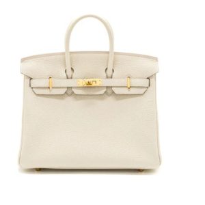 Hermès Birkin  25 Craie  10 Togo 2024 W