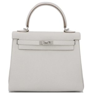 Hermès Kelly  25 Gris Pale M4 Togo 2024 B