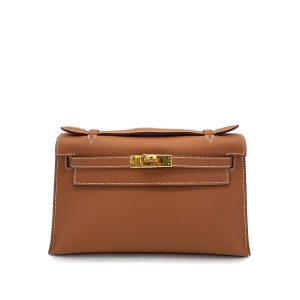Hermès Kelly Pochette Gold 37 Swift 2024 W