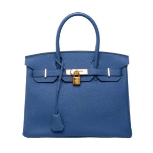 Hermès Birkin  30 Blue Brighton 7E Togo 2016 X