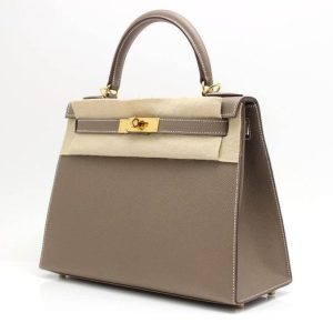 Hermès Kelly Sellier 28 Etoupe  18 Epsom 2020 Y