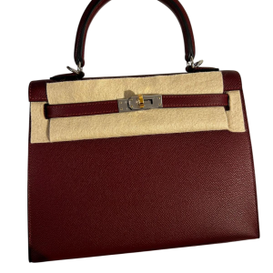 Hermès Kelly Sellier 25 Rouge H 55 Epsom 2024 W