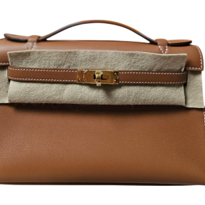 Hermès Kelly Pochette Gold 37 Swift 2024 W