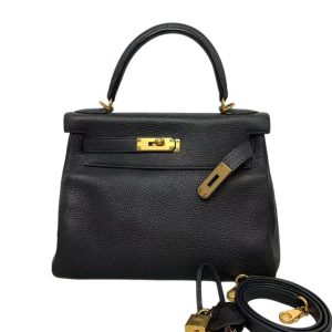 Hermès Kelly  28 Black 89 Togo 2015 T