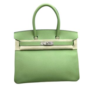 Hermès Birkin  30 Vert Criquet 3I Epsom 2020 Y