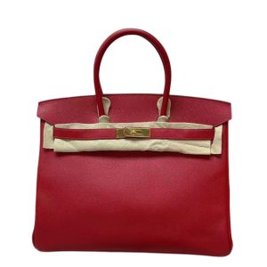 Hermès Birkin  35 Rouge Casaque Q5 Epsom 2013 Q