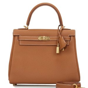 Hermès Kelly  25 Gold 37 Togo 2024 W