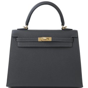 Hermès Kelly Sellier 25 Graphite 88 Epsom 2023 B