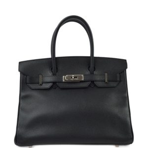 Hermès Birkin  30 Black 89 Epsom 2014 R