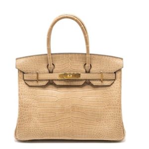 Hermès Birkin  30 Chai 0M Niloticus Crocodile Matt 2010 N