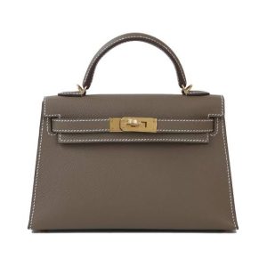 Hermès Kelly Sellier 20 Etoupe  18 Epsom 2023 B