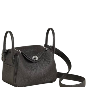 Hermès Lindy  Mini Dark Bronze O0 Clemence 2024 W