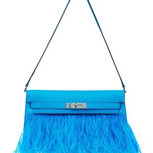 Hermès Kelly Elan Blue Frida 0F Chevre Myzore 2024 B