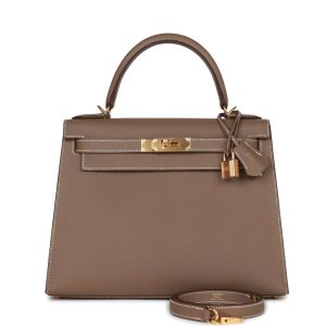 Hermès Kelly Sellier 28 Etoupe  18 Epsom 2020 Y